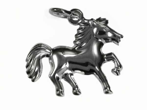 Anhänger Pferd 925/ rhodiniert 5266