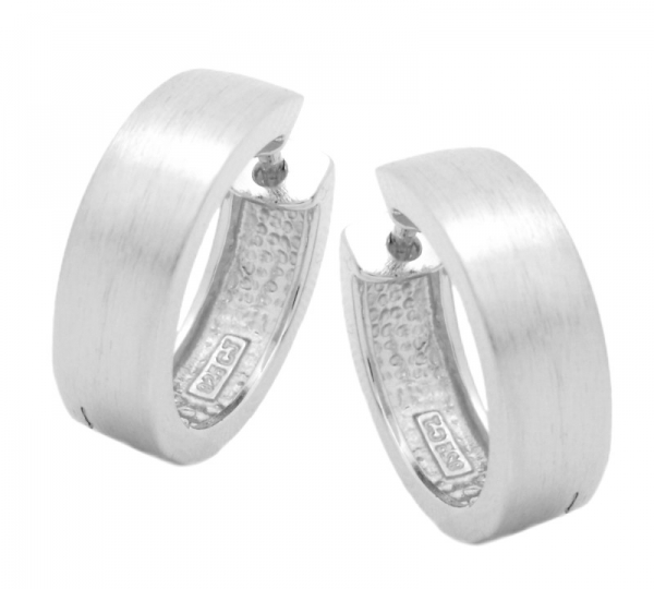 Creolen mattiert 925/  4072