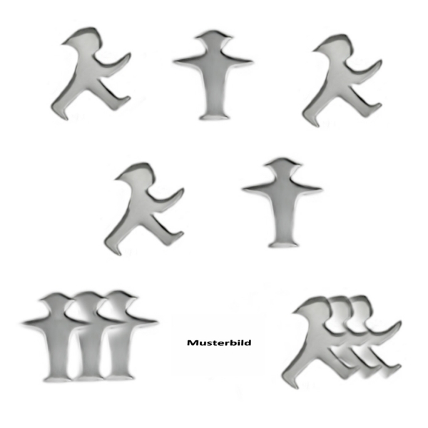 Ohrstecker ähnlich dem Ampelmännchen 4446 925/