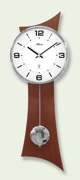 Funkwanduhr mit Pendel 5089