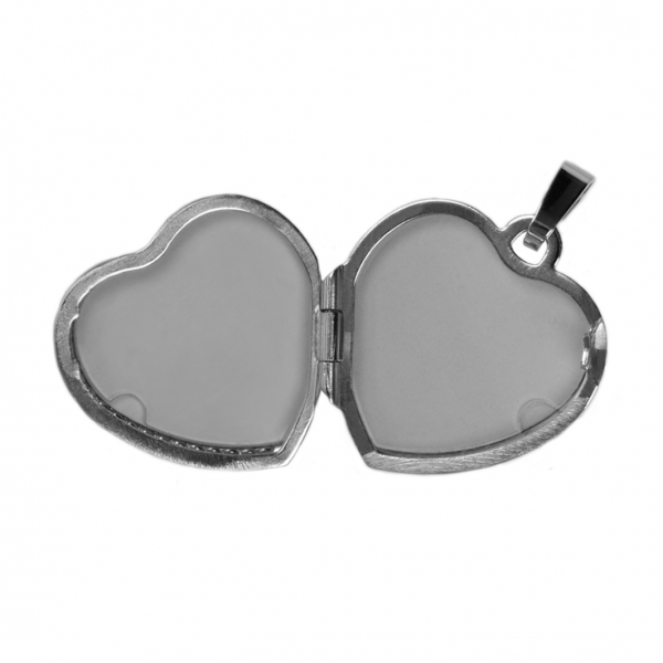 Medaillon Herz mit Zirkonia 8024